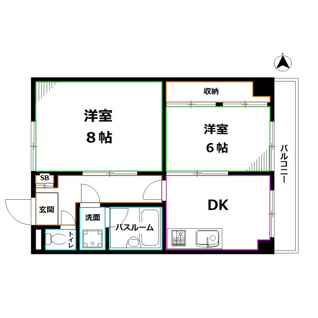 ソシア・ドエル 間取り