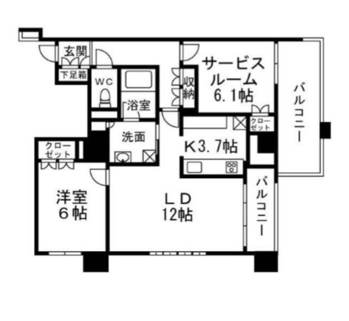 H-スクエア吉祥寺南町 間取り