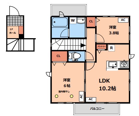 Marron Court 間取り