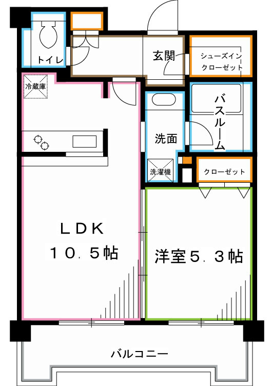 プレミアコンフォート西荻窪 間取り