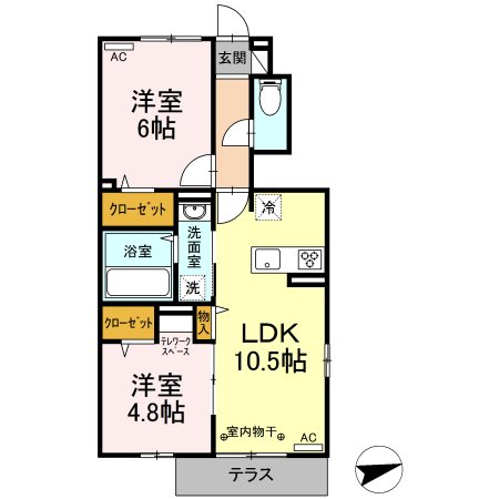 ウォールナッツガーデン 間取り