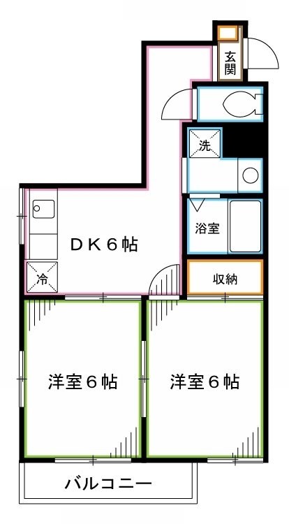ローザングランデ  間取り