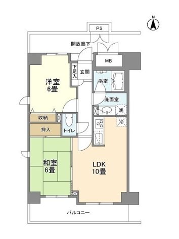 ジ・アパートメントヒルトップ中野 間取り