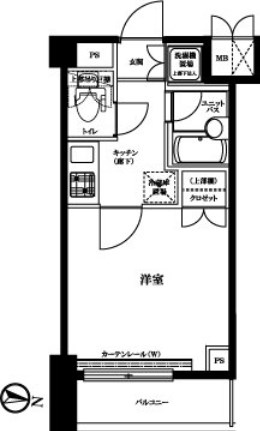 ルーブル中野坂上参番館   間取り