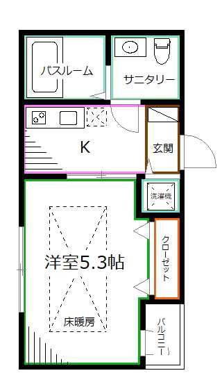 ピアコートTM阿佐ヶ谷弐番館 間取り