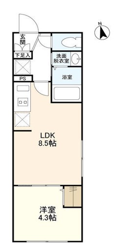 ウェルスクエアイズム中野坂上 間取り