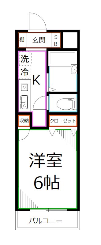 ヴィラ国分寺 間取り