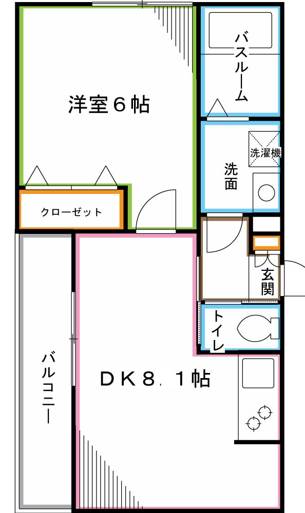 ラフィーネ  間取り