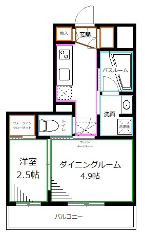 アジールコート新高円寺 間取り