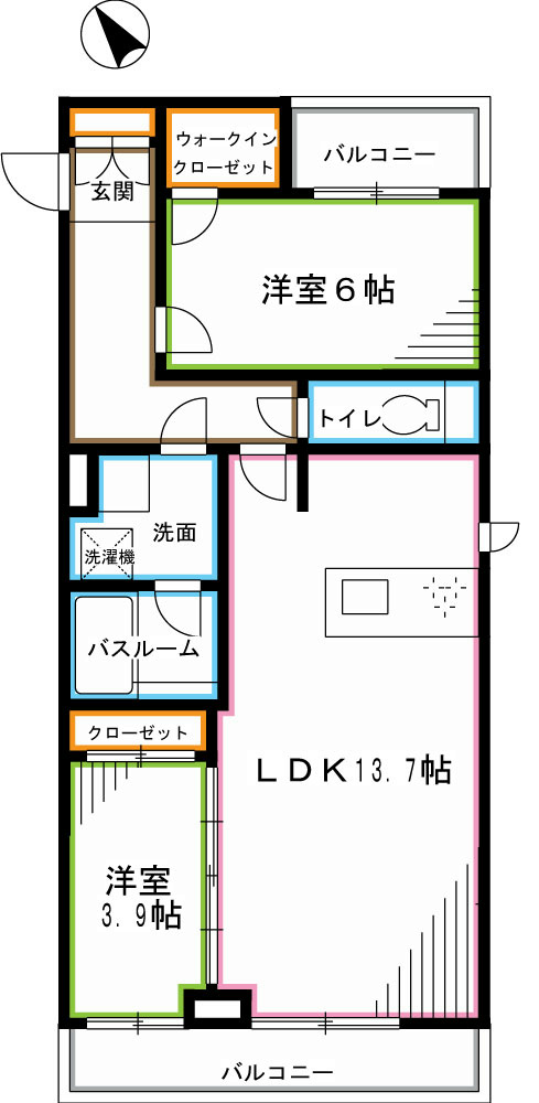 GardenaHill井草（ガーデナヒルイグサ） 間取り