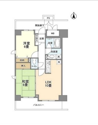 ジ・アパートメントヒルトップ中野 間取り