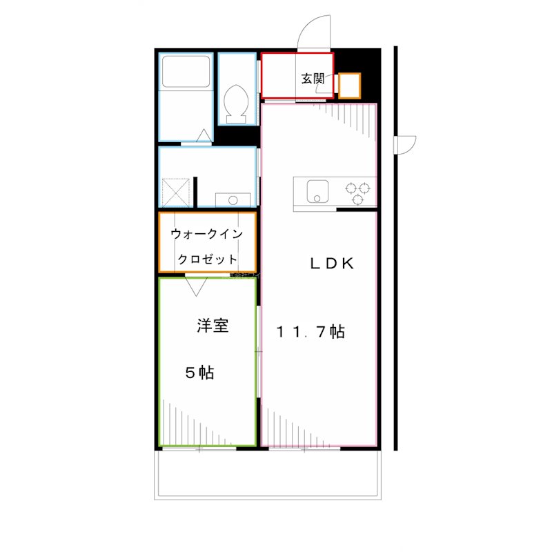 リブリ・クレールⅢ 間取り
