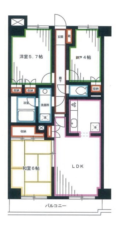 藤和シティホームズ荻窪駅前 間取り