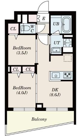 S-RESIDENCE高井戸EAST 間取り