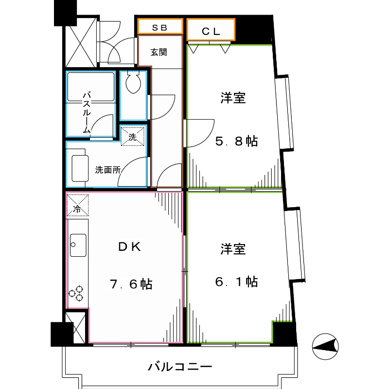 ロイヤルプラザ中野  間取り