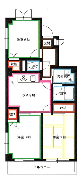 Ｋ－ＣＵＢＥ 間取り