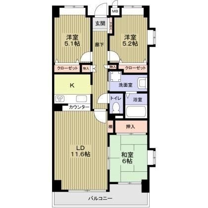 NR花小金井 間取り