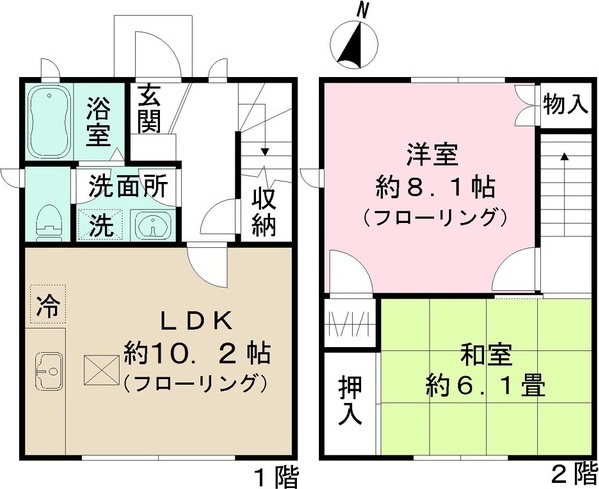 中村メゾネット 間取り