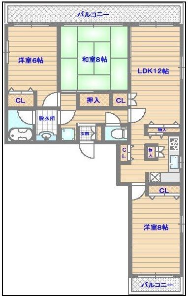 M-10 間取り