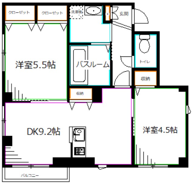 フジハウス  間取り