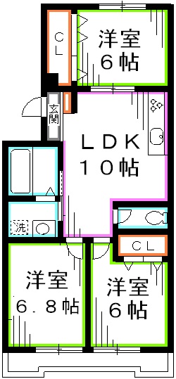ミキサンハイツ 間取り