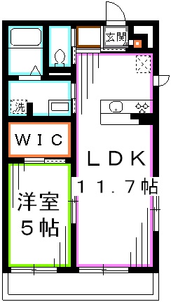リブリ・クレールⅢ 間取り
