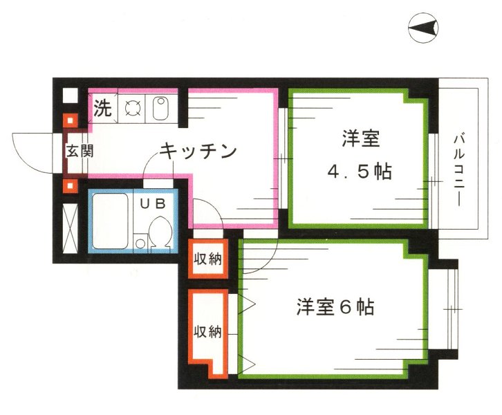 ドミール横井 間取り