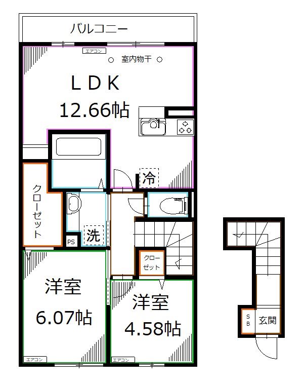 NKガーデン 間取り