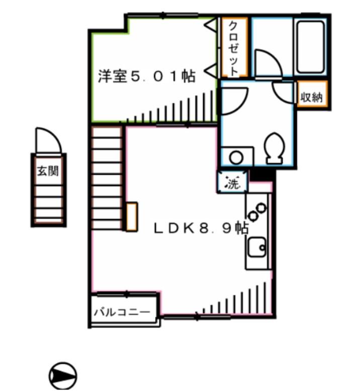 グランエッグス三鷹 間取り