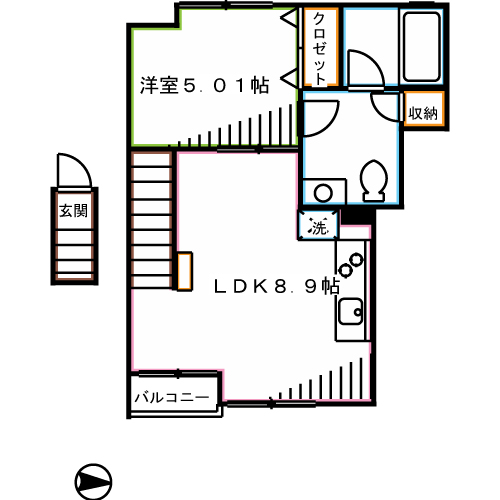 グランエッグス三鷹 間取り