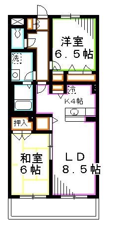 コンフォール武蔵野 間取り