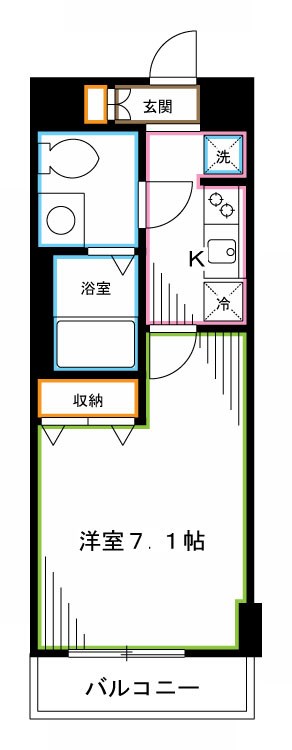 エスティメゾン高円寺 間取り