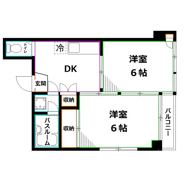 ソシア・ドエル 間取り