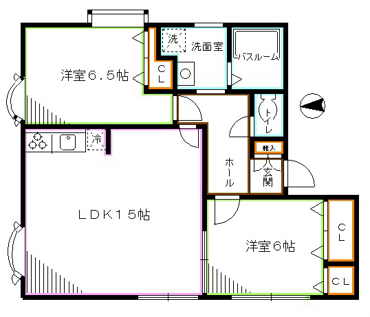 ベルソーレ阿佐ヶ谷 間取り