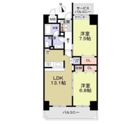 サン・クレスト 間取り