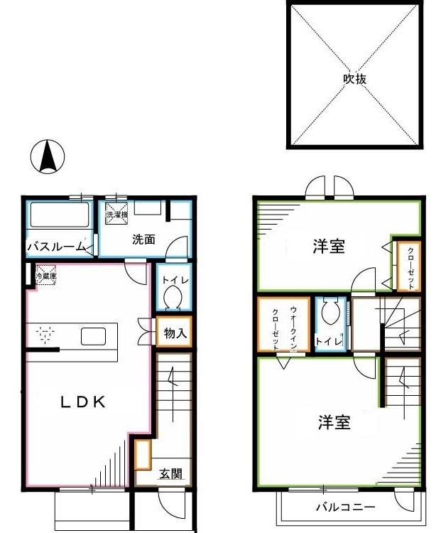 プルメリアハウス N棟 間取り