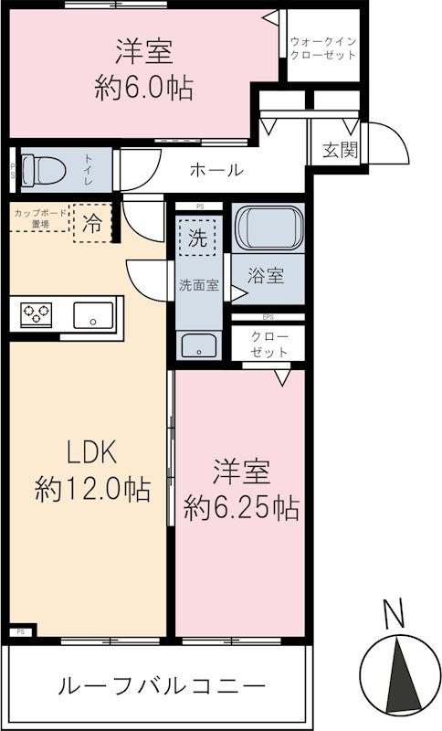 (仮称)新町6丁目パレス 間取り