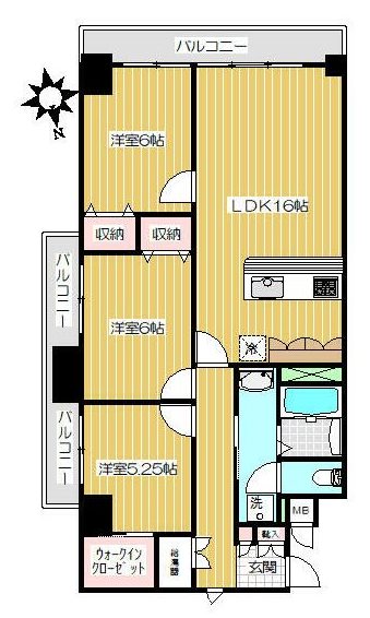 ブルンネン中野  間取り