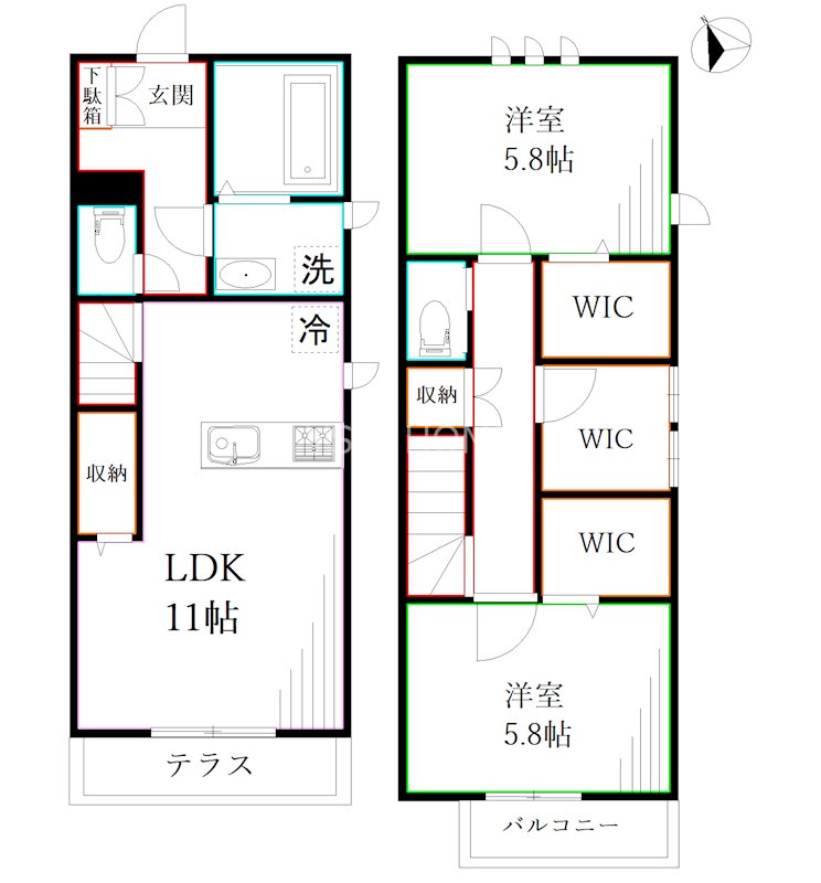 ルーエ小金井 間取り