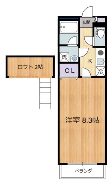 ハイツけやき七番館 間取り