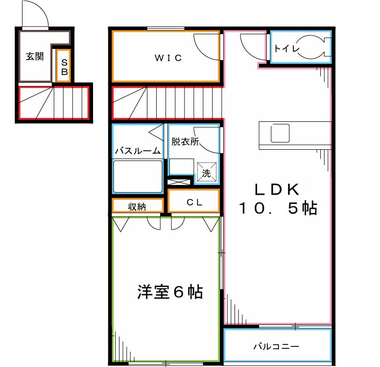 Ｋ・アルカディア 間取り