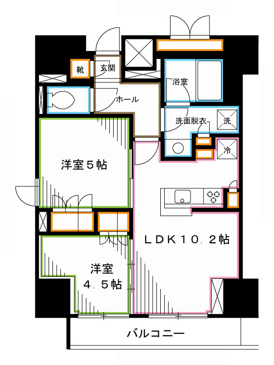 セリオ落合東中野 間取り