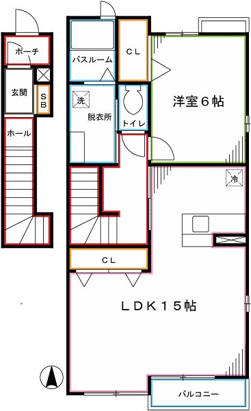 コモドカーサＡ 間取り