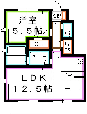 グリーンコーポ武蔵関A棟 間取り