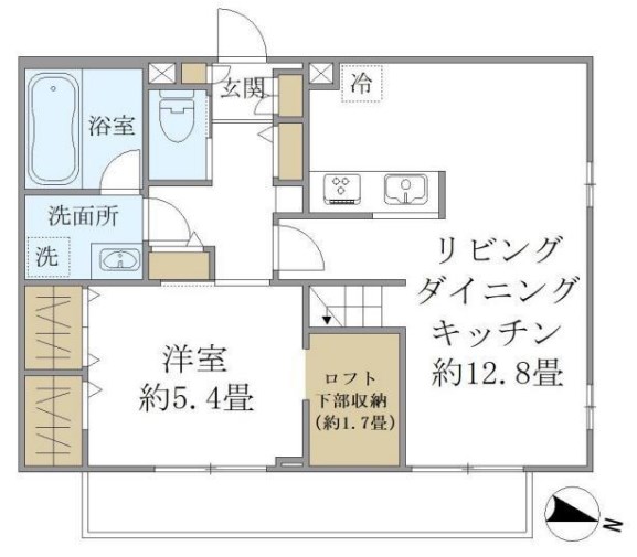 KOMFORTA新中野 間取り