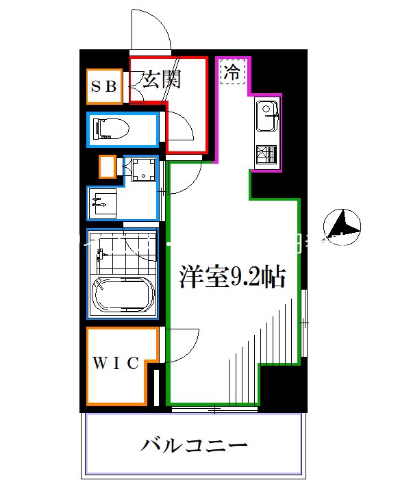 アリーチェ東高円寺  間取り