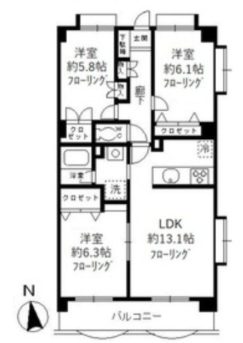 コンフォートヴィラ 間取り