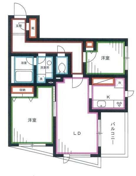 アプリーレ南荻窪 間取り