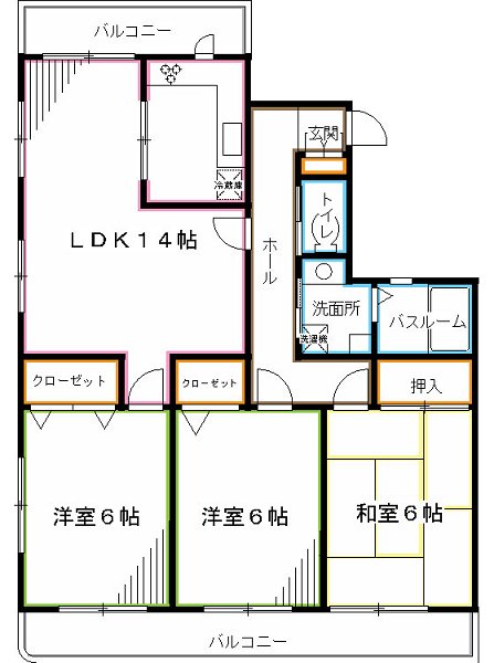 エトワール天沼 間取り