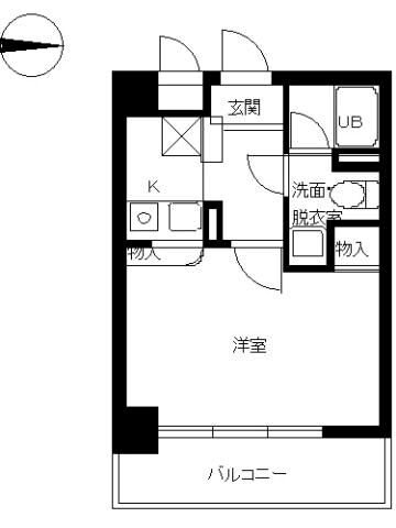 スカイコート新高円寺 間取り